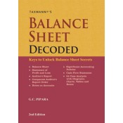 Taxmann's Balance Sheet Decoded [HB] by G. C. Pipara
